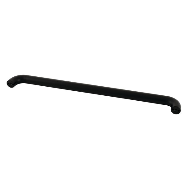 Traditional DRR214240 Manhattan 24" Grab Bar - Bar Only, Matte Black, 25-1/4" L, 17 ga. Solid Brass